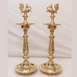 Brass Kuthu Vilakku (Swan) Annapakshi 4Ft