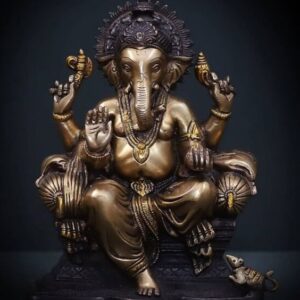 Ganesha Statue - Large (Bronze)